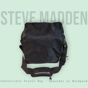 ✨ Steve Madden ✨ Convertible Nylon Travel Bag - Backpack or Shoulder!